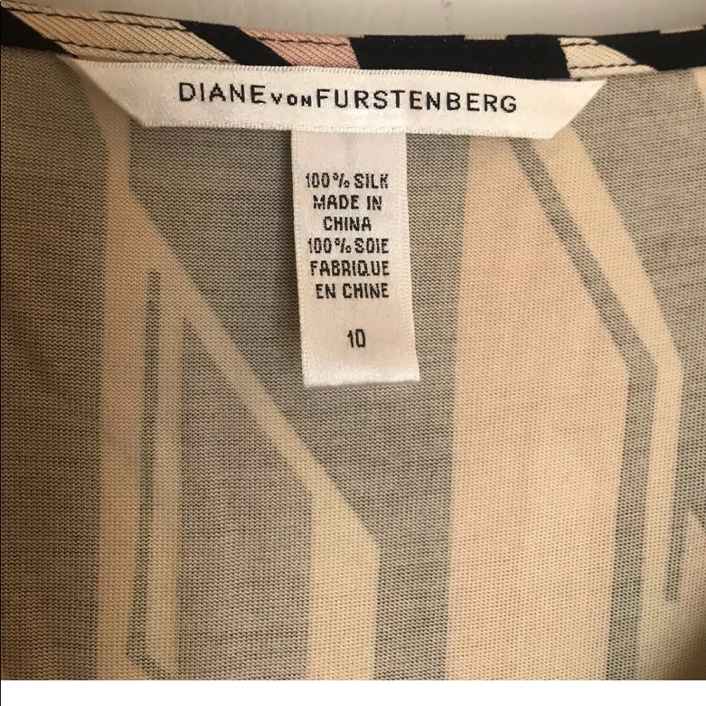 Diane Von Furstenberg New Silk Jersey Dress US 10 - Picture 4 of 5